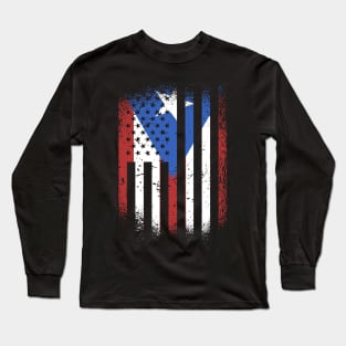 Puerto Rican American Long Sleeve T-Shirt